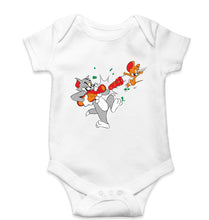 Load image into Gallery viewer, Tom and Jerry Kids Romper For Baby Boy/Girl-0-5 Months(18 Inches)-White-Ektarfa.online
