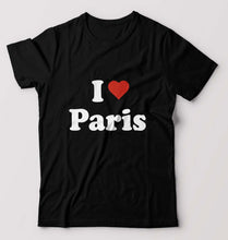 Load image into Gallery viewer, I Love Paris T-Shirt for Men-Black-Ektarfa.online
