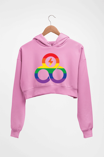 Trifecta Crop HOODIE FOR WOMEN-Light Baby Pink-Ektarfa.online