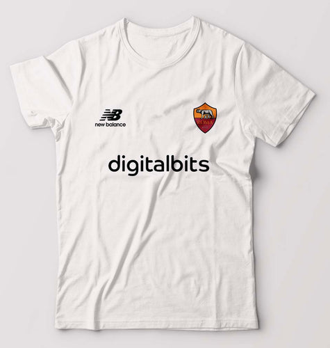 A.S. Roma 2021-22 T-Shirt for Men-White-Ektarfa.online