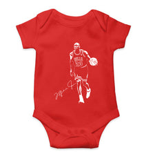 Load image into Gallery viewer, Michael Jordan Kids Romper For Baby Boy/Girl-Red-Ektarfa.online
