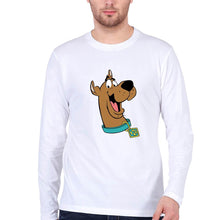 Load image into Gallery viewer, Scooby Doo Full Sleeves T-Shirt for Men-S(38 Inches)-White-Ektarfa.online
