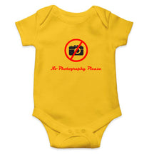 Load image into Gallery viewer, No Photography Please Kids Romper For Baby Boy/Girl-0-5 Months(18 Inches)-Yellow-Ektarfa.online
