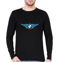 Load image into Gallery viewer, BMW Full Sleeves T-Shirt for Men-Black-Ektarfa.online
