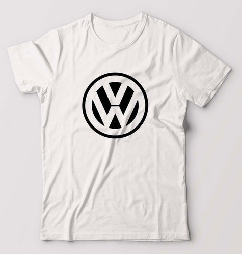 volkswagen T-Shirt for Men-S(38 Inches)-White-Ektarfa.online