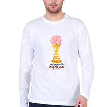 Load image into Gallery viewer, FIFA World Cup Qatar 2022 Full Sleeves T-Shirt for Men-White-Ektarfa.online
