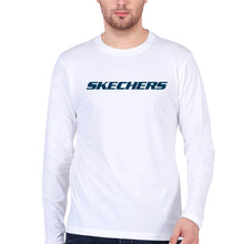 Load image into Gallery viewer, SKECHERS Full Sleeves T-Shirt for Men-S(38 Inches)-White-Ektarfa.online
