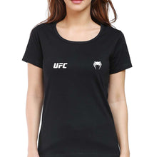 Load image into Gallery viewer, UFC Venum T-Shirt for Women-XS(32 Inches)-Black-Ektarfa.online
