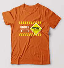 Load image into Gallery viewer, Gym Workout T-Shirt for Men-Orange-Ektarfa.online
