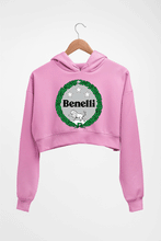 Load image into Gallery viewer, Benelli Crop HOODIE FOR WOMEN-Light Baby Pink-Ektarfa.online
