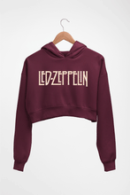 Load image into Gallery viewer, Led Zeppelin Crop HOODIE FOR WOMEN
