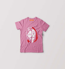 Load image into Gallery viewer, Money Heist The Professor Kids T-Shirt for Boy/Girl-Pink-Ektarfa.online
