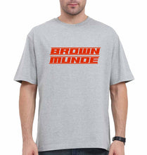 Load image into Gallery viewer, AP Dhillon Brown Munde Oversized T-Shirt for Men-Grey-Ektarfa.online
