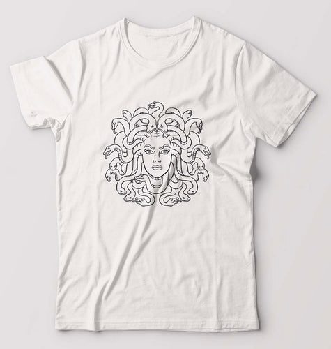 Medusa T-Shirt for Men-White-Ektarfa.online