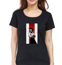 Load image into Gallery viewer, Bruce Lee T-Shirt for Women-XS(32 Inches)-Black-Ektarfa.online
