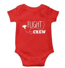 Load image into Gallery viewer, Flight Crew Kids Romper For Baby Boy/Girl-0-5 Months(18 Inches)-Red-Ektarfa.online
