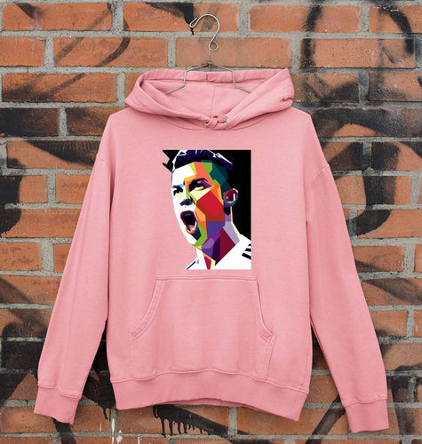 Cristiano Ronaldo CR7 Unisex Hoodie for Men/Women-Light Pink-Ektarfa.online