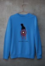 Load image into Gallery viewer, Captain America Superhero Unisex Sweatshirt for Men/Women-S(40 Inches)-Royal Blue-Ektarfa.online
