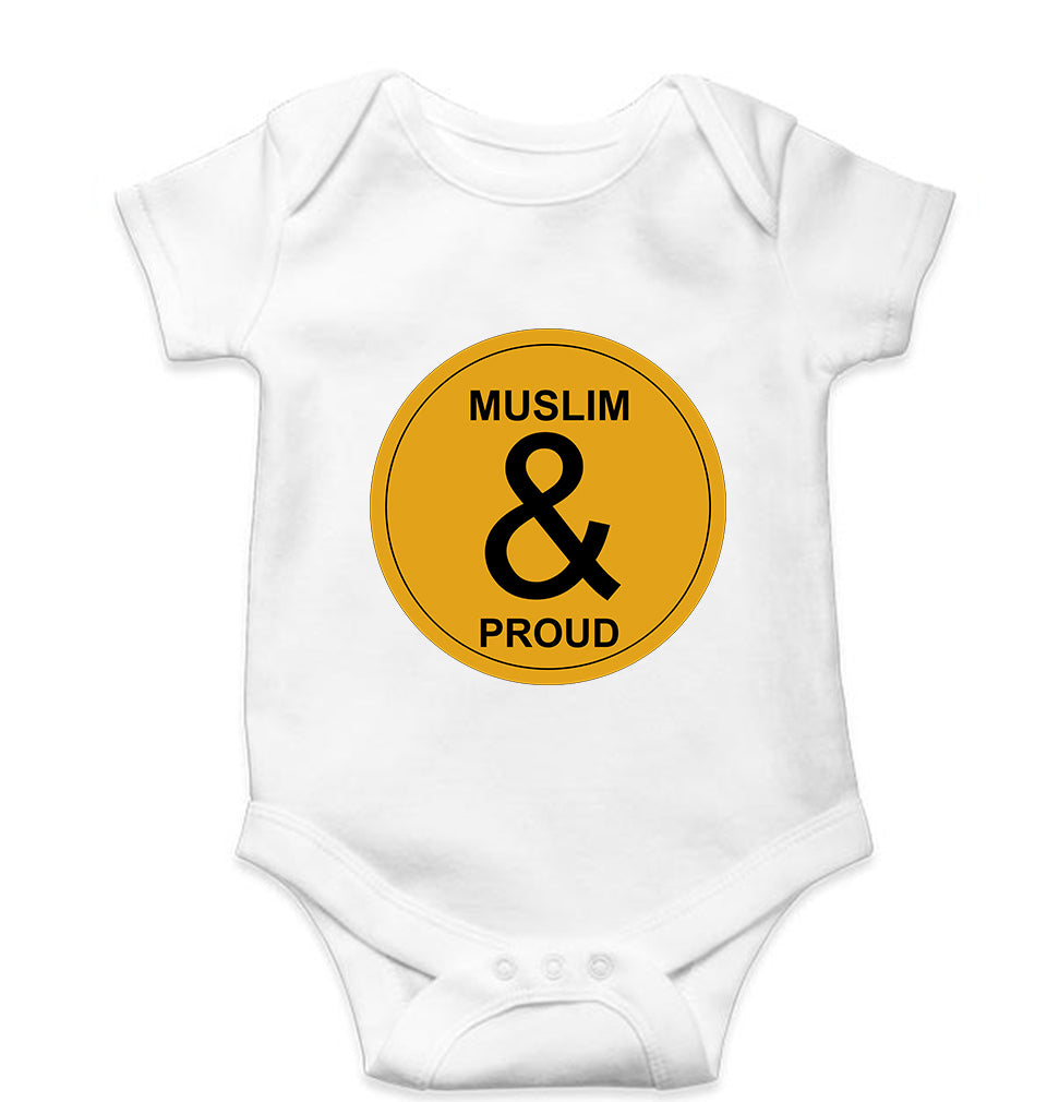Muslim Kids Romper For Baby Boy/Girl-0-5 Months(18 Inches)-White-Ektarfa.online