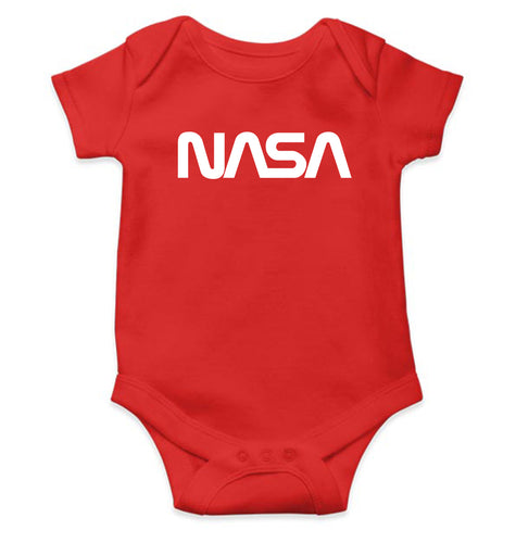 NASA Kids Romper For Baby Boy/Girl-0-5 Months(18 Inches)-RED-Ektarfa.online