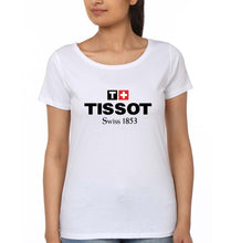 Load image into Gallery viewer, Tissot T-Shirt for Women-XS(32 Inches)-White-Ektarfa.online
