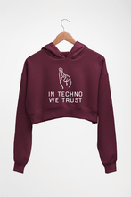 Load image into Gallery viewer, Techno Crop HOODIE FOR WOMEN
