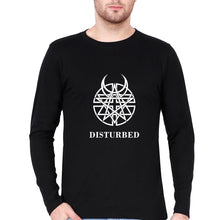 Load image into Gallery viewer, Disturbed Full Sleeves T-Shirt for Men-Black-Ektarfa.online
