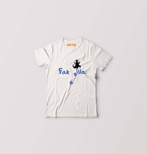 Godzilla Kids T-Shirt for Boy/Girl-White-Ektarfa.online