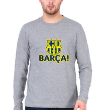 Load image into Gallery viewer, FCB Full Sleeves T-Shirt for Men-Grey Melange-Ektarfa.online
