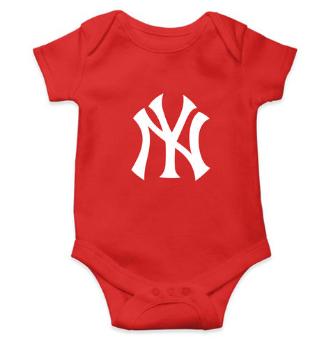 New York Yankees Kids Romper For Baby Boy/Girl-0-5 Months(18 Inches)-RED-Ektarfa.online