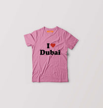 Load image into Gallery viewer, I Love Dubai Kids T-Shirt for Boy/Girl-Pink-Ektarfa.online
