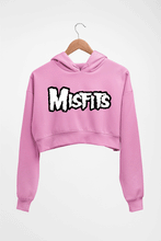 Load image into Gallery viewer, Misfits Crop HOODIE FOR WOMEN-Light Baby Pink-Ektarfa.online
