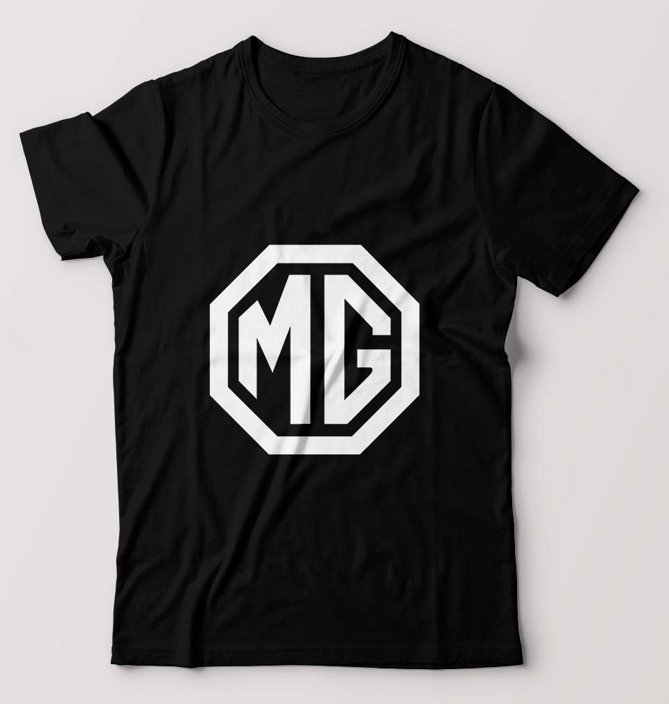 Morris Garages(MG) T-Shirt for Men-S(38 Inches)-Black-Ektarfa.online