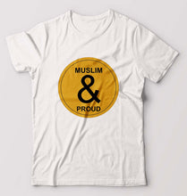 Load image into Gallery viewer, Muslim T-Shirt for Men-S(38 Inches)-White-Ektarfa.online
