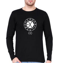 Load image into Gallery viewer, EXO Full Sleeves T-Shirt for Men-Black-Ektarfa.online
