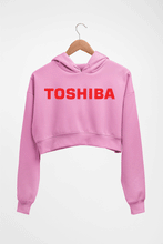 Load image into Gallery viewer, Toshiba Crop HOODIE FOR WOMEN-Light Baby Pink-Ektarfa.online
