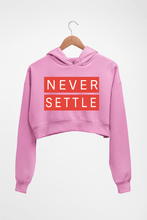 Load image into Gallery viewer, OnePlus Crop HOODIE FOR WOMEN-Light Baby Pink-Ektarfa.online
