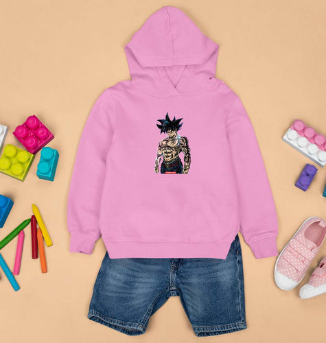 Goku Kids Hoodie for Boy/Girl-Light Baby Pink-Ektarfa.online