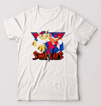 Load image into Gallery viewer, Swat Kats T-Shirt for Men-S(38 Inches)-White-Ektarfa.online
