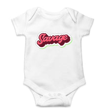 Load image into Gallery viewer, Savage Kids Romper For Baby Boy/Girl-0-5 Months(18 Inches)-White-Ektarfa.online
