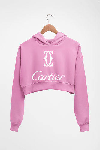 Cartier Crop HOODIE FOR WOMEN-Light Baby Pink-Ektarfa.online