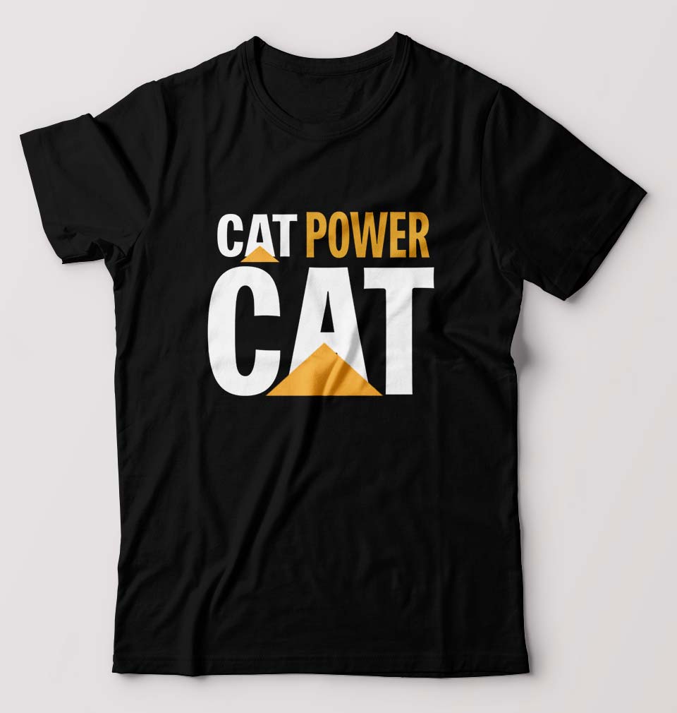Cat Power T-Shirt for Men-Black-Ektarfa.online