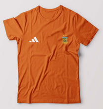 Load image into Gallery viewer, Argentina Football T-Shirt for Men-S(38 Inches)-Orange-Ektarfa.online
