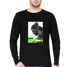 Load image into Gallery viewer, Ronnie O&#39;Sullivan Snooker Full Sleeves T-Shirt for Men-Black-Ektarfa.online
