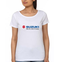 Load image into Gallery viewer, Suzuki T-Shirt for Women-White-Ektarfa.online
