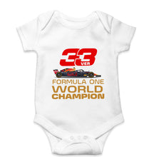 Load image into Gallery viewer, Max Verstappen F1 World Championship Kids Romper For Baby Boy/Girl-0-5 Months(18 Inches)-White-Ektarfa.online
