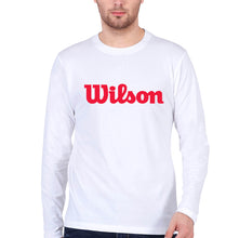 Load image into Gallery viewer, Wilson Full Sleeves T-Shirt for Men-White-Ektarfa.online

