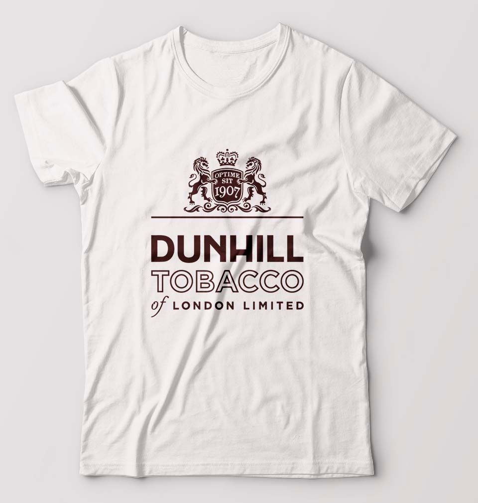 Dunhill T-Shirt for Men-S(38 Inches)-White-Ektarfa.online