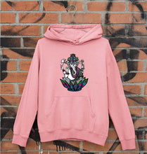 Load image into Gallery viewer, Psychedelic Ganesha Unisex Hoodie for Men/Women-S(40 Inches)-Light Pink-Ektarfa.online
