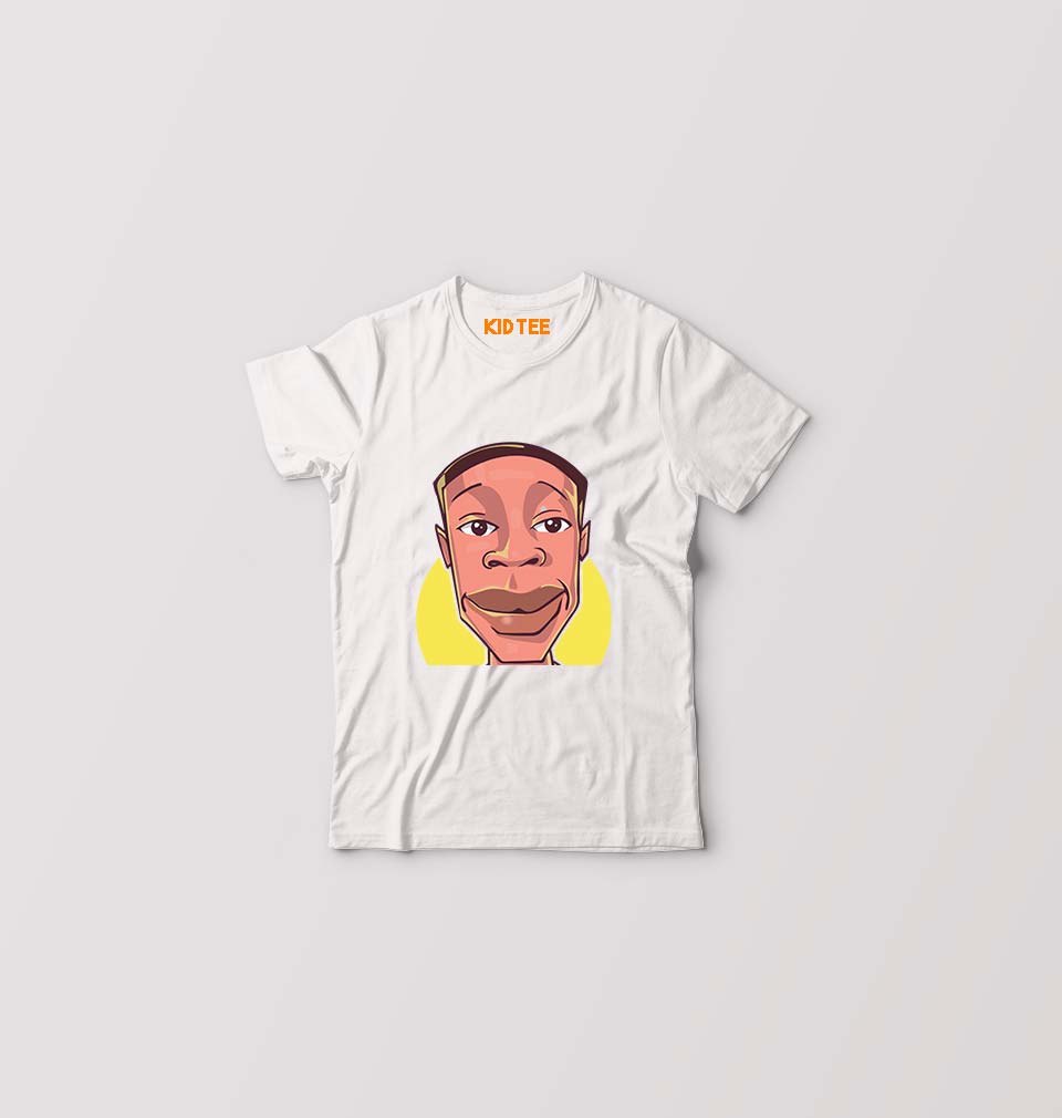 Khaby Lame Kids T-Shirt for Boy/Girl-White-Ektarfa.online